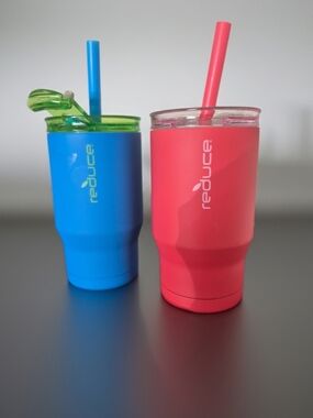 Reduce Kids Insulated Straw Cup - Pink